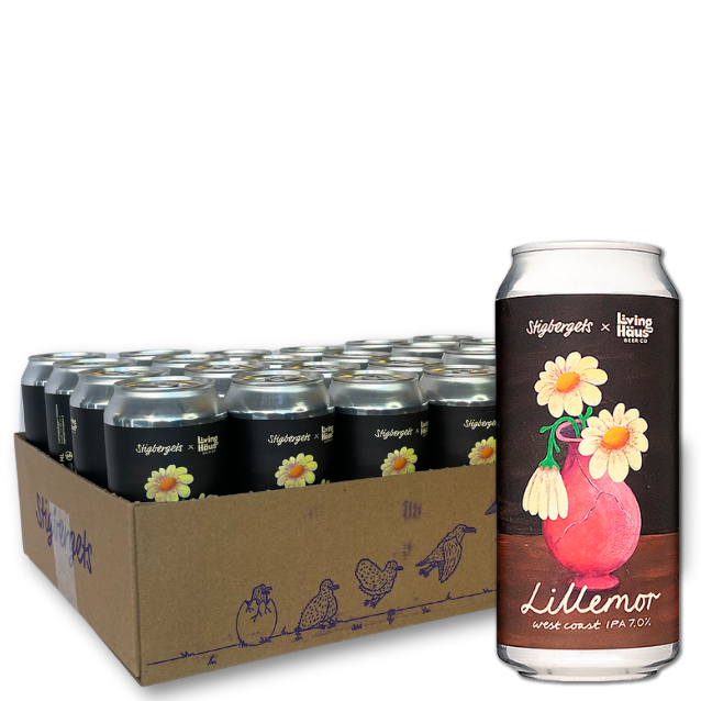 Stigbergets X Living Häus - Lillemor - 7% West Coast IPA (24 stk.)