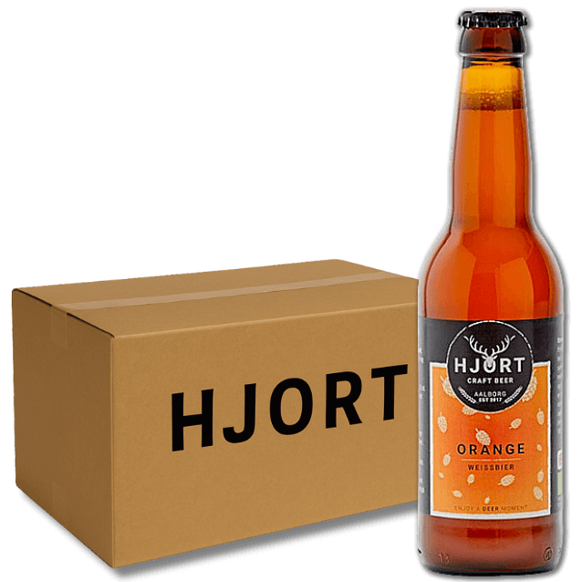 Hjort Beer - Orange - 5,1% Weissbier (24 stk.)