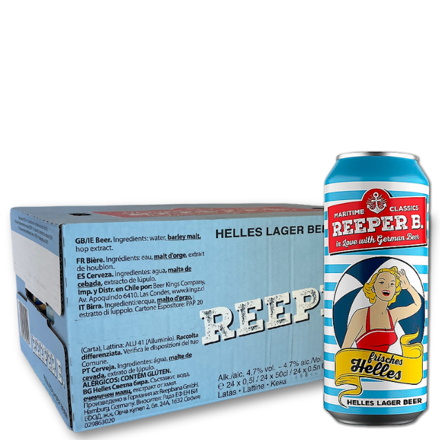 Reeper B. - Frisches Helles - 4,7% Helles Lager (24 stk.)