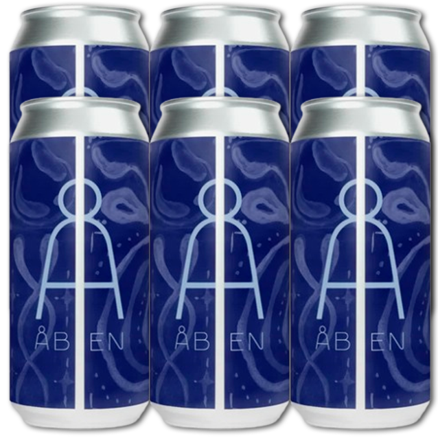 Åben - Dewdrop - Double New England IPA (6-Pack) (Gns. 39,8 Kr. Pr. Øl)