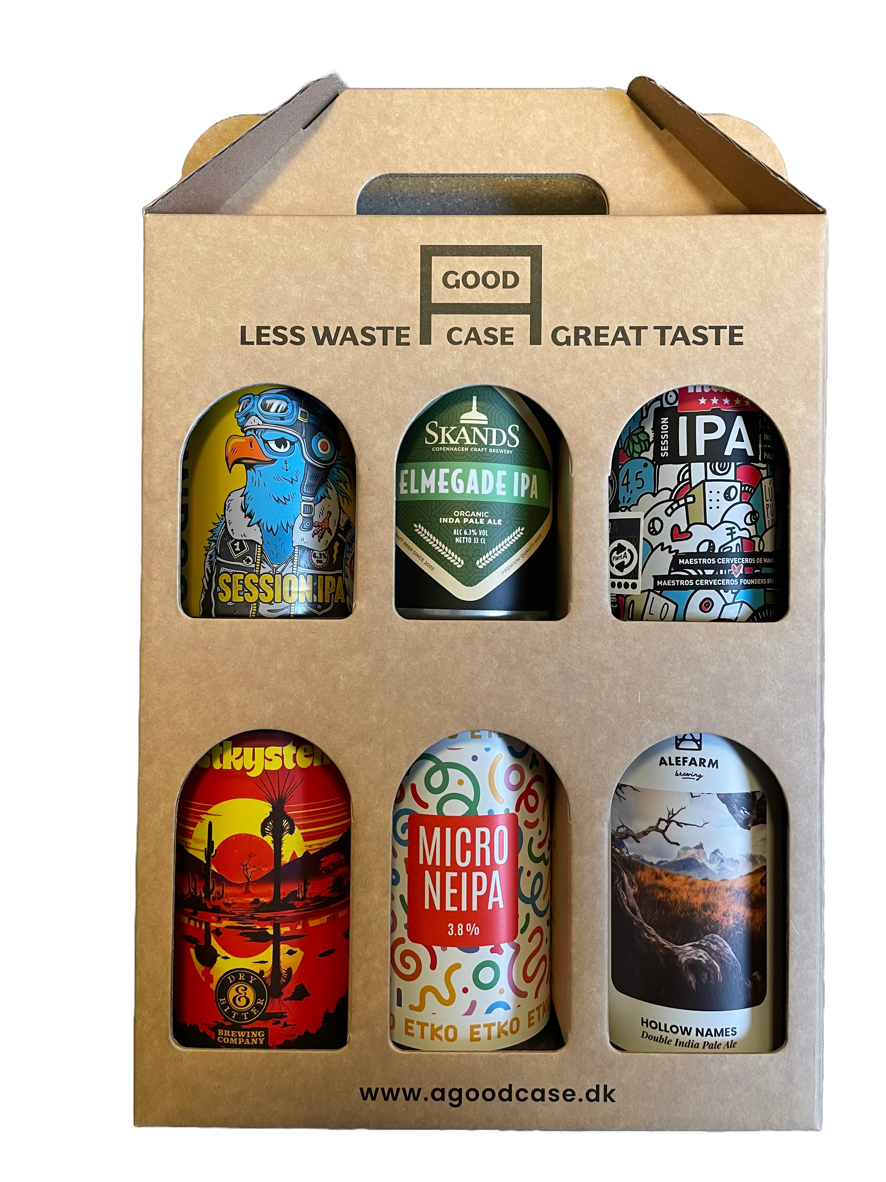 Gaveæske #2 (6 stk.) (Indhold: Div. IPA'er.)