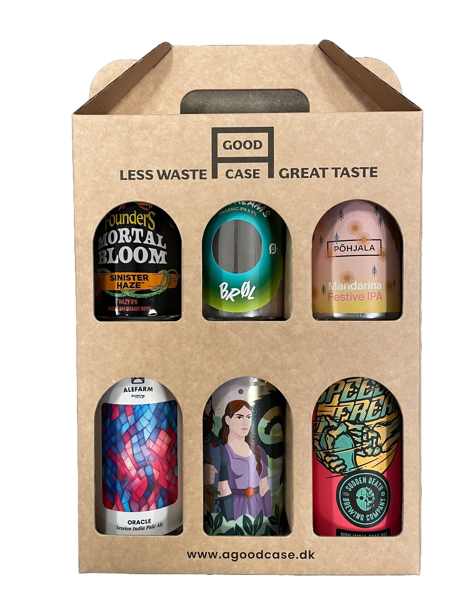 Gaveæske #2 (6 stk.) (Indhold: Div. IPA'er.)