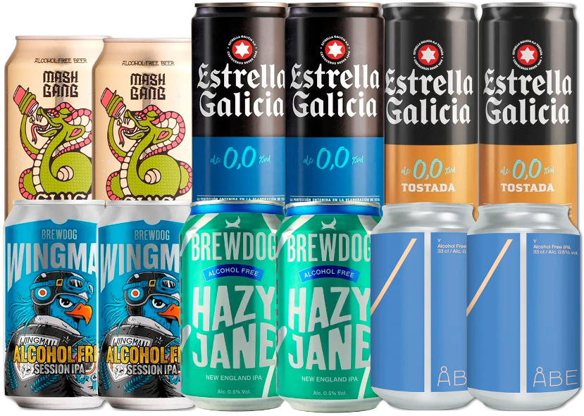 Alkoholfri Smagekasse (12 stk.)(Gns. 16,5 kr. pr. øl)