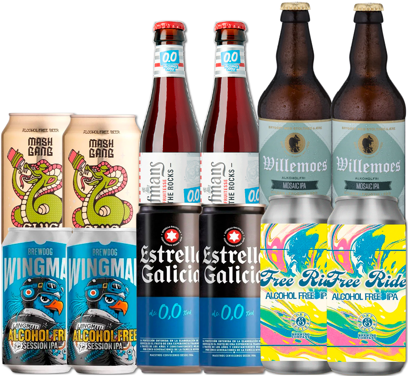 Alkoholfri Smagekasse (12 stk.)(Gns. 16,5 kr. pr. øl)
