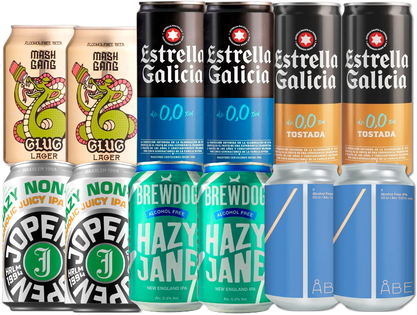Alkoholfri Smagekasse (12 stk.)(Gns. 16,5 kr. pr. øl)