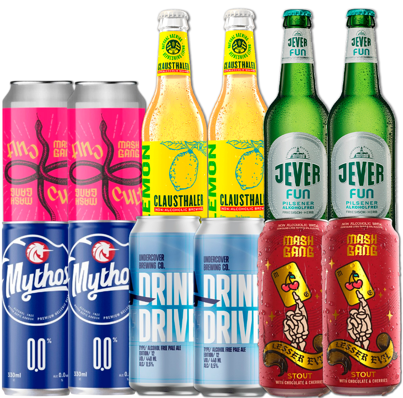 Alkoholfri Smagekasse (12 stk.)(Gns. 19,95 kr. pr. øl)