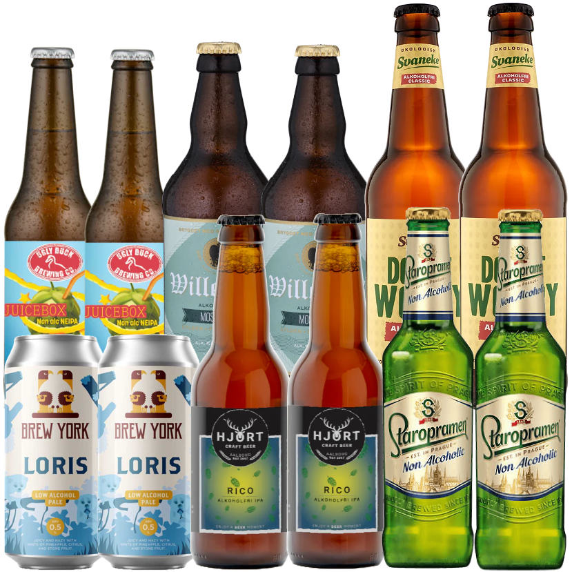 Alkoholfri Smagekasse (12 stk.)(Gns. 19,5 kr. pr. øl)