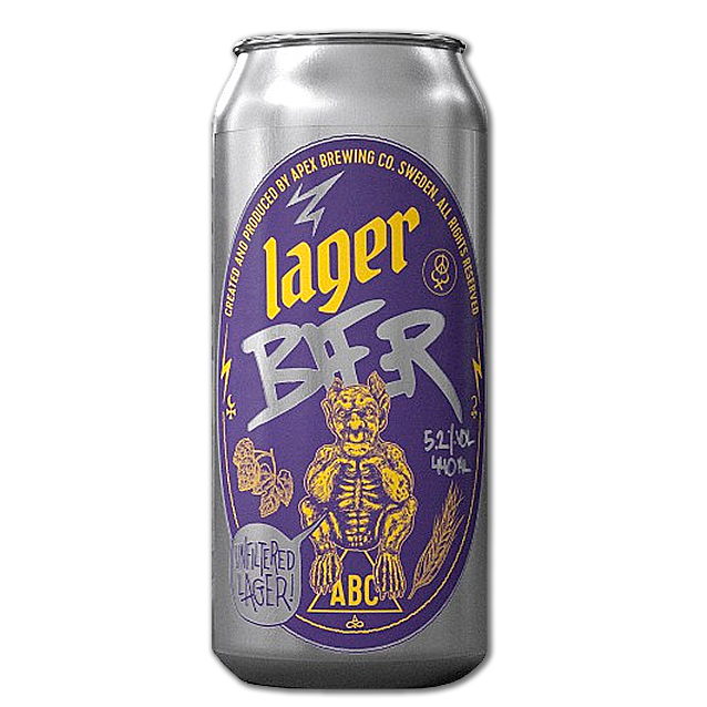 Apex X Närke - Lagerbier - 5,6% Zwickelbier