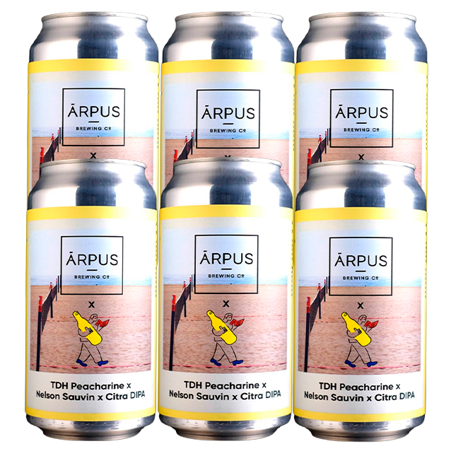Ārpus x BEAK - TDH Peacharine X Nelson Sauuvin X Citra DIPA - 8% Double IPA