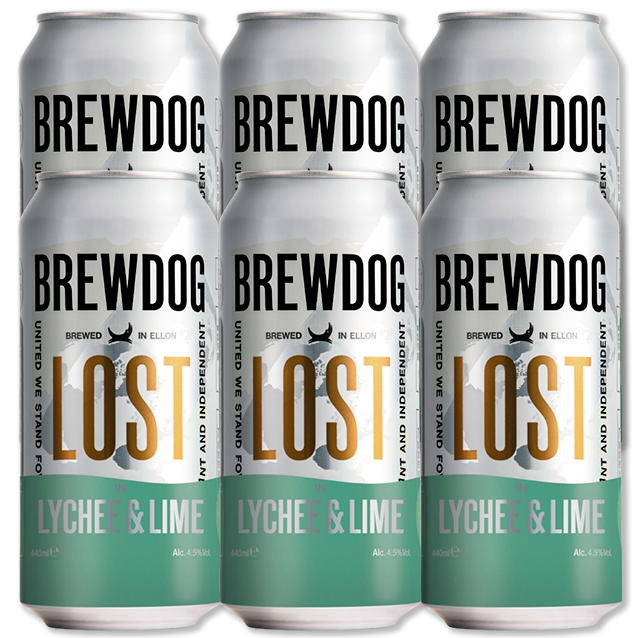 Brewdog - Lost In Lychee Lime - Fruited Lager (6-Pack)