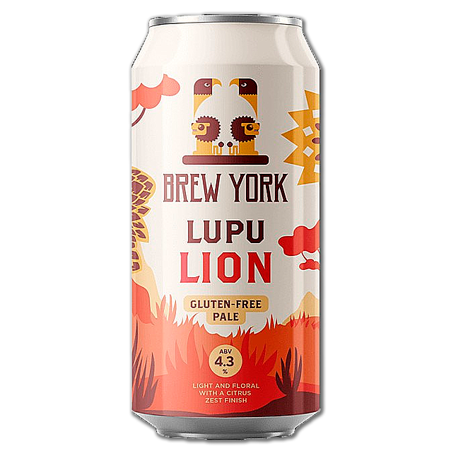 Brew York - Lupu Lion - 4,3% Glutenfri Pale Ale