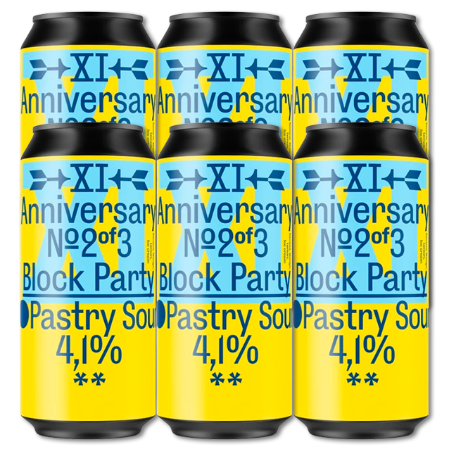 Browar Stu Mostów x White Dog - Block Party - 4,1% Pastry Sour