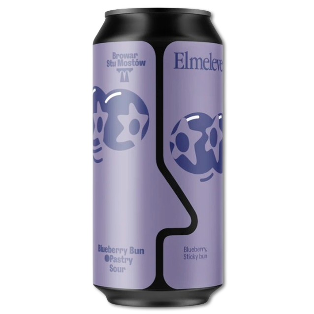 Browar Stu Mostów x Elmeleven - Blueberry Bun - 4,3% Pastry Sour