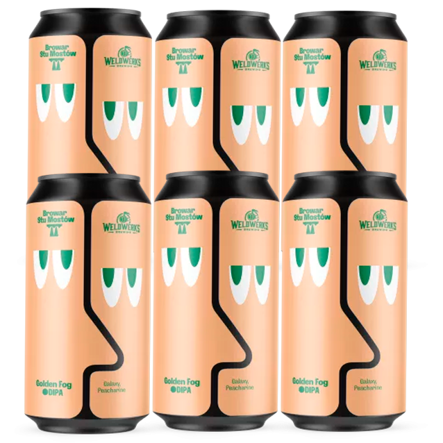 Browar Stu Mostow x WeldWerks - Golden Fog - 7,5% Double IPA