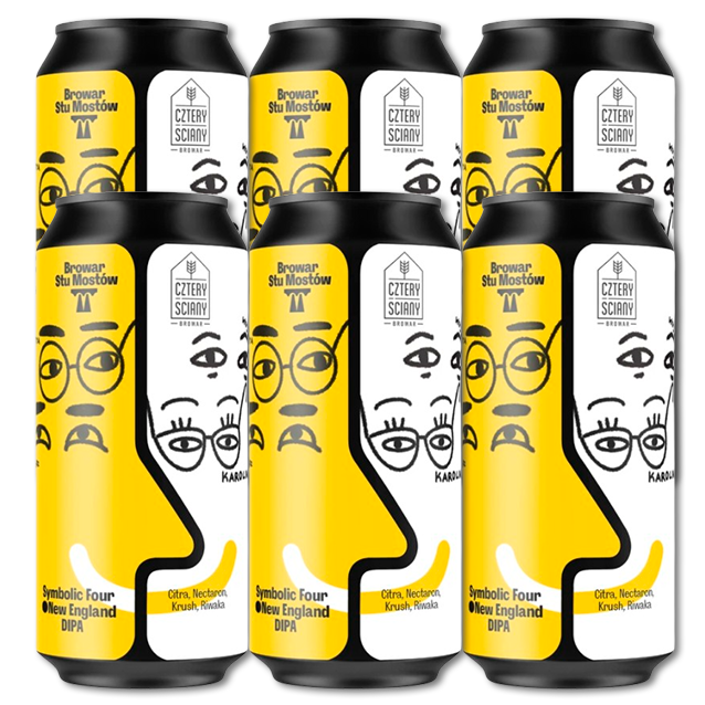 Browar Stu Mostow x Cztery Ściany - Symbolic Four - 7,2% Double IPA