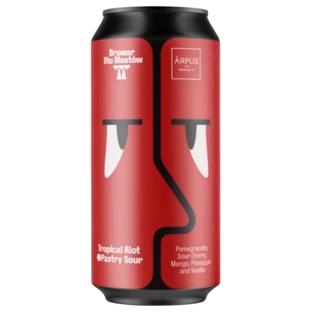 Browar Stu Mostow x Arpus - Tropical Riot - 4,2% Pastry Sour