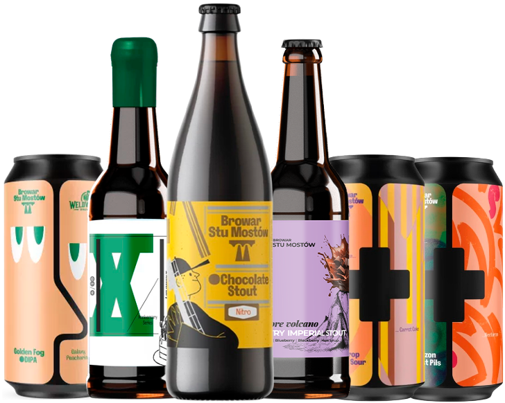 Browar Stu Mostów Smagekasse (6 stk.)(Gns. 49,75 kr. pr. øl)