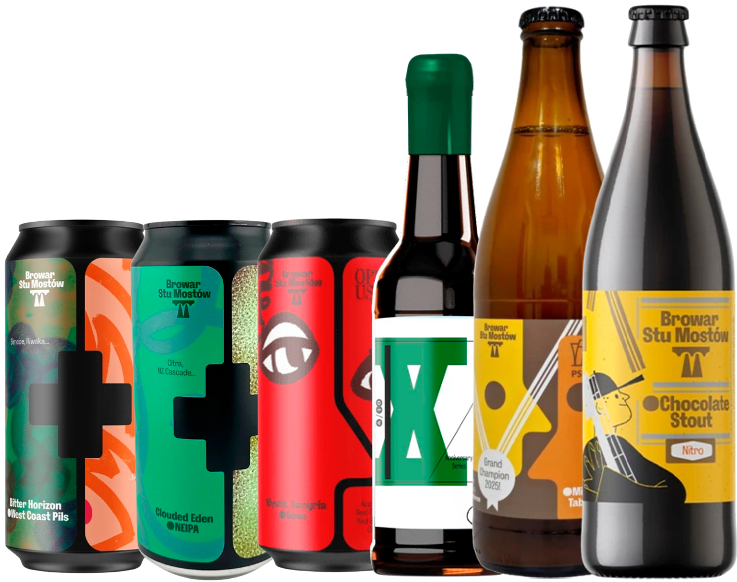 Browar Stu Mostów Smagekasse (6 stk.)(Gns. 47,5 kr. pr. øl)