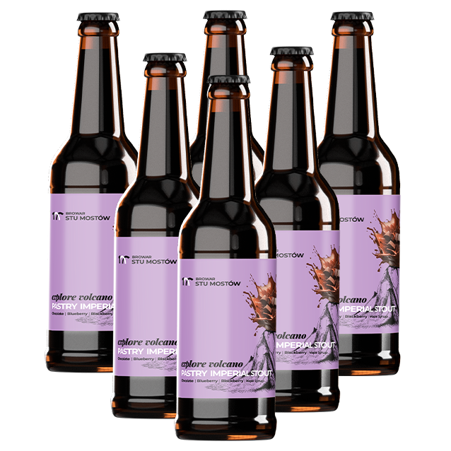 Browar Stu Mostow - Explore Volcano - 9,5% Imperial Pastry Stout