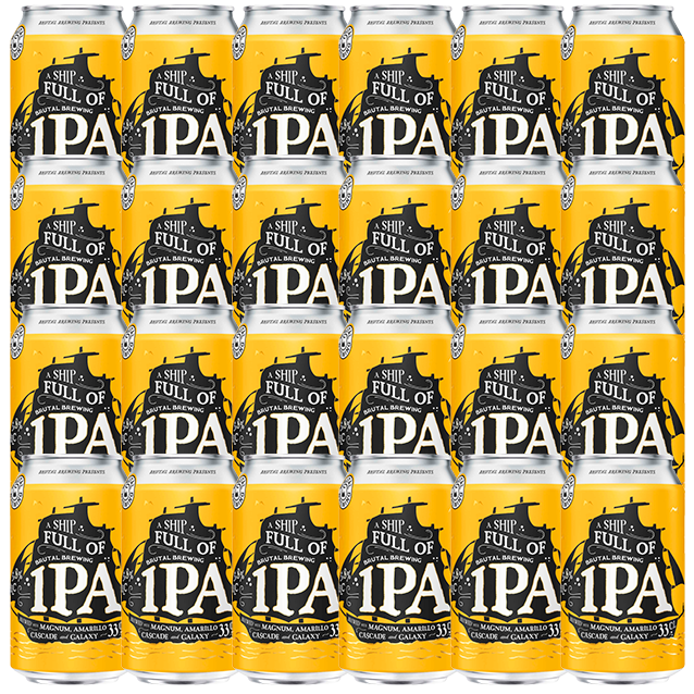 Brutal Brewing - A Ship Full Of IPA - American IPA (24 stk)
