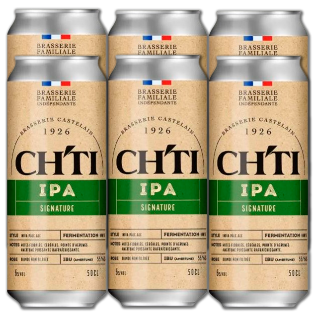 Brasserie Castellain - Ch'ti IPA - 6% American IPA