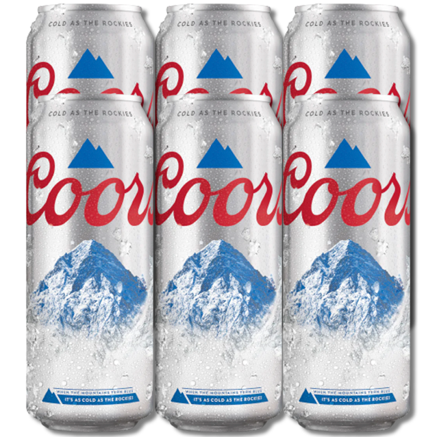 Coors - American Lager (6-Pack)