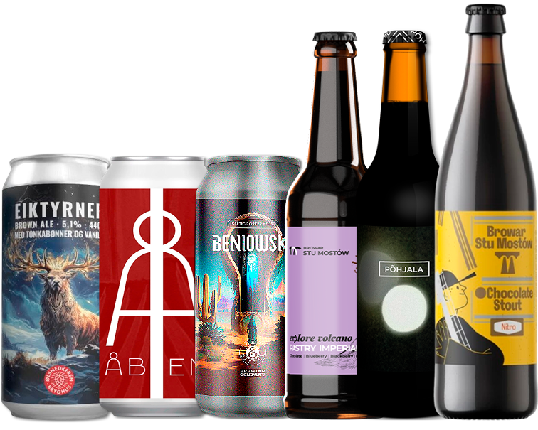 Dark Craft Smagekasse (6 stk.) (Gns. 46,5 kr. pr. øl)