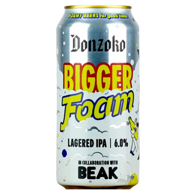 Donzoko x BEAK - Bigger Foam - 6% Cold IPA