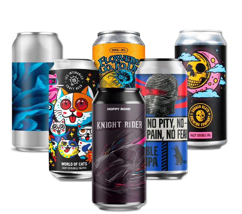 Double IPA Smagekasse (6 stk.)(Gns. 49,25 kr. pr. øl)