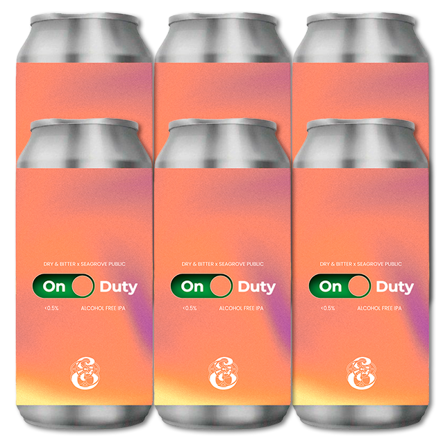 Dry & Bitter x Seagrove Public - On Duty - 0,5% Alkoholfri IPA