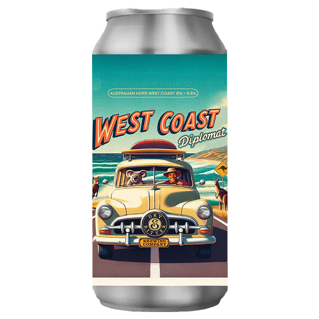 Dry & Bitter - West Coast Diplomat - 6,6% West Coast IPA