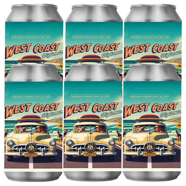 Dry & Bitter - West Coast Diplomat - 6,6% West Coast IPA