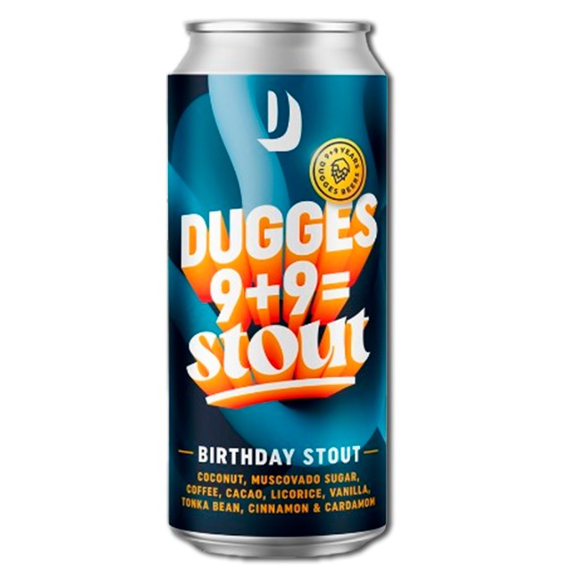 Dugges - 9+9 = Stout - 9% Birthday Stout