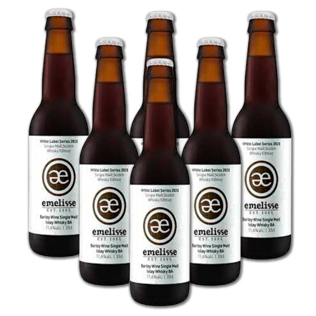 Brouwerij Emelisse - White Label Barley Wine Islay Whisky BA 2023 - 11,6% BA Barleywine