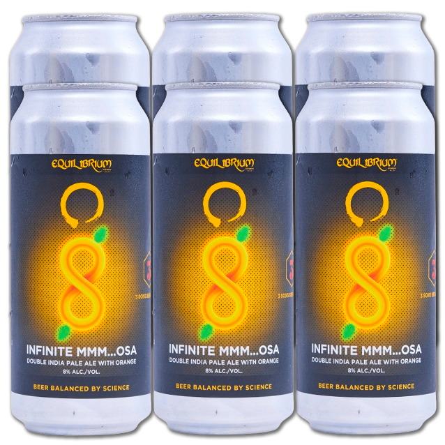 Equilibrium x 3 Sons - Infinite mmm...osa - 8% Fruited Double IPA