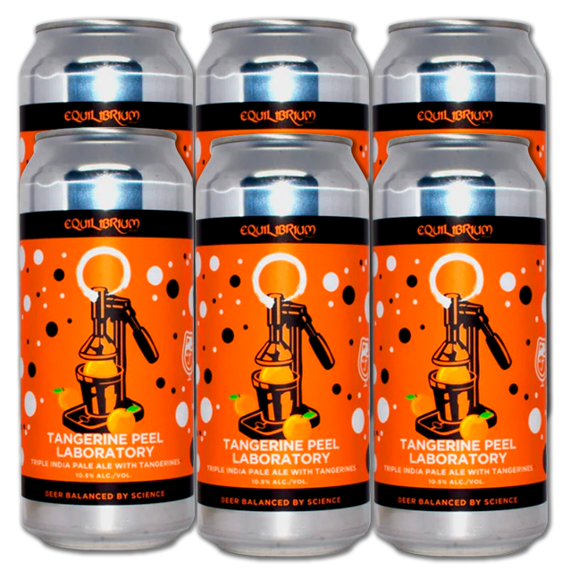 Equilibrium X Foam Brewers - Tangerine Peel Laboratory - 10,5% Triple IPA