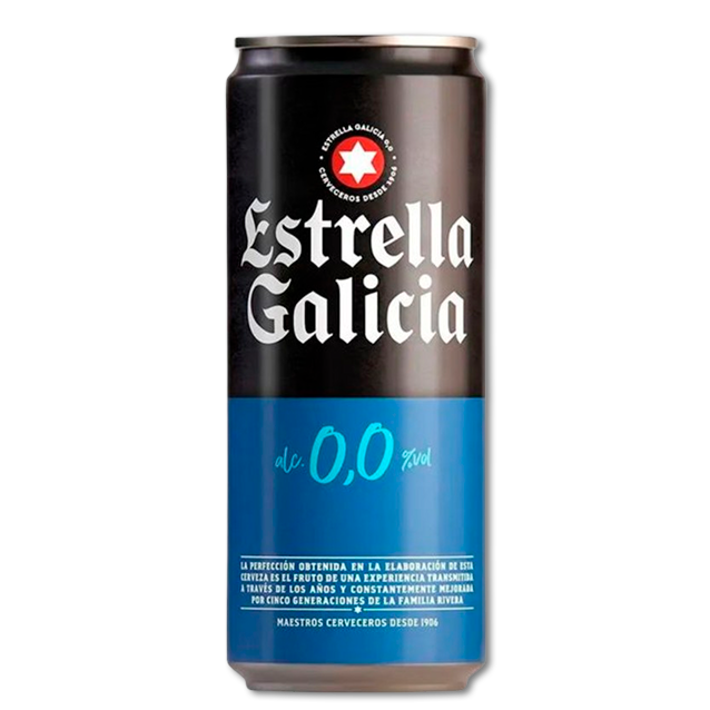 Estrella - Estrella Galicia 0,0 - 0% Alkoholfri Lager