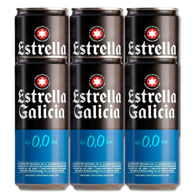 Estrella - Estrella Galicia 0,0 - 0% Alkoholfri Lager