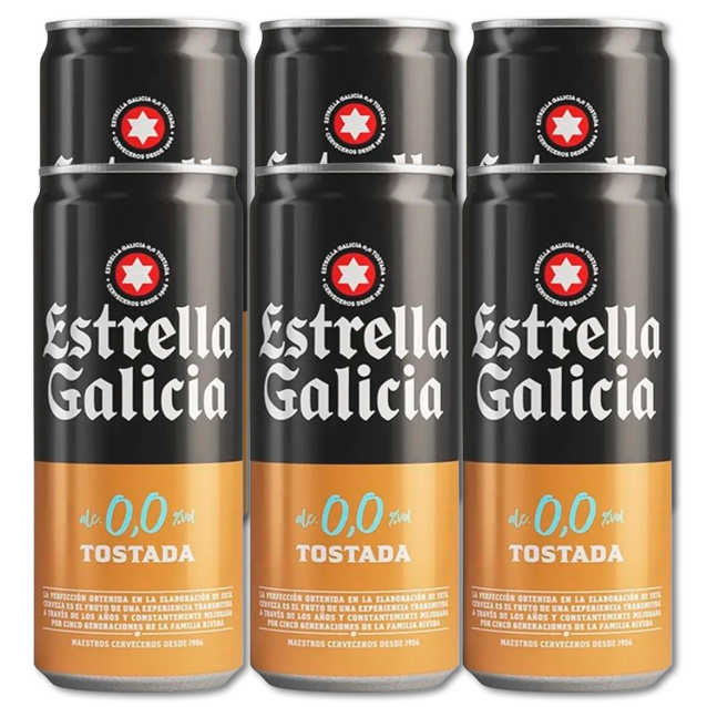 Estrella - Estrella Galicia 0,0 Tostada - 0% Alkoholfri Lager