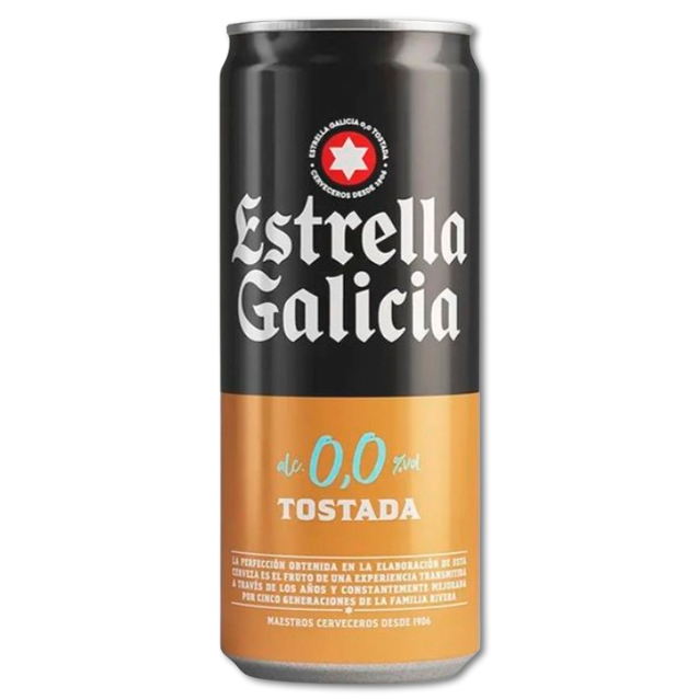 Estrella - Estrella Galicia 0,0 Tostada - 0% Alkoholfri Lager