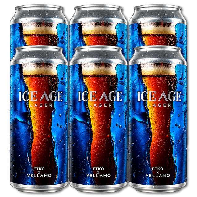 ETKO x Vellamo - Ice Age Lager - 5% American Lager