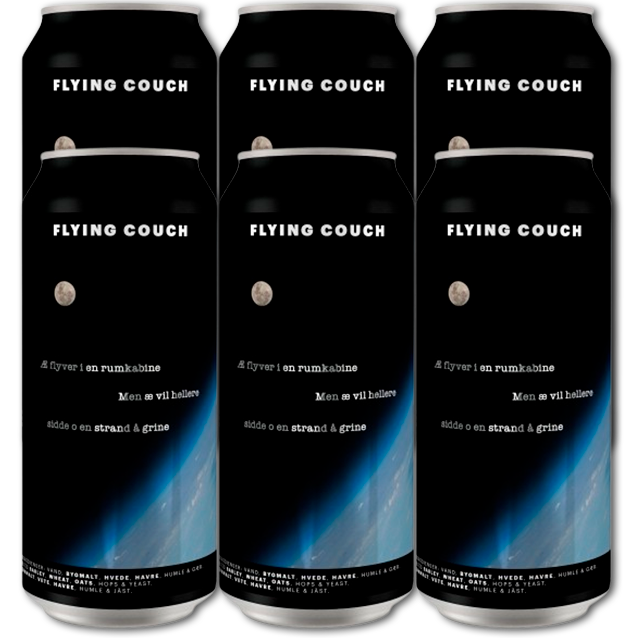 Flying Couch - Æ flyver i en rumkabine, Men æ vil hellere sidde o en strand å grine - New England IPA (6-Pack)