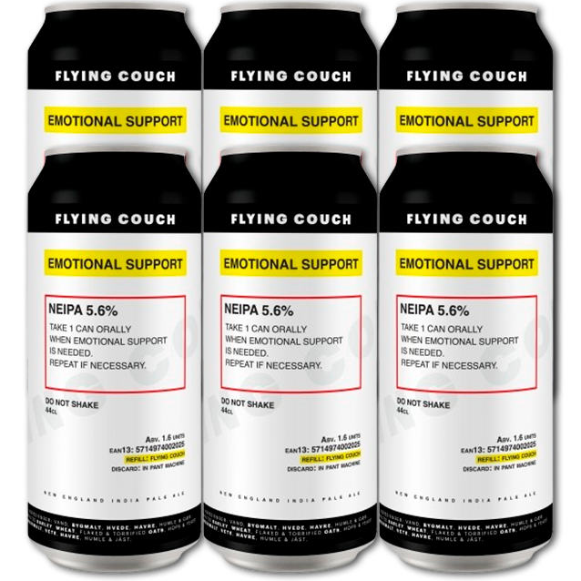 Flying Couch - Emotional Support - New England IPA (6-Pack)
