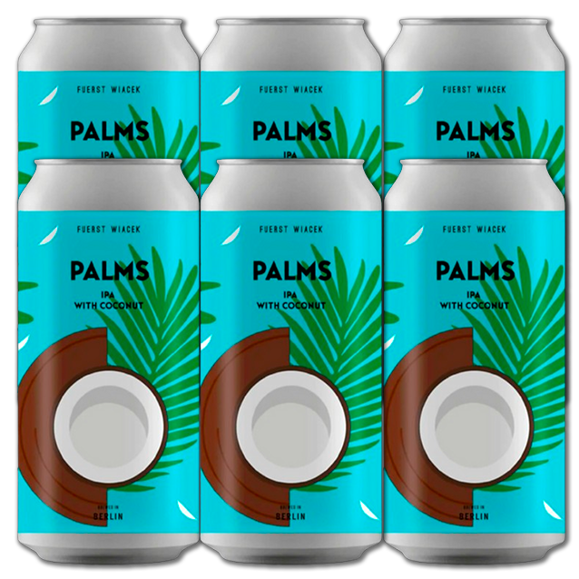 Fuerst Wiacek X Finback - Palms - 6,8% Coconut New England IPA