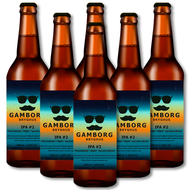 Gamborg Bryghus - Skumsprøjt i Vigen - American IPA (6-Pack)