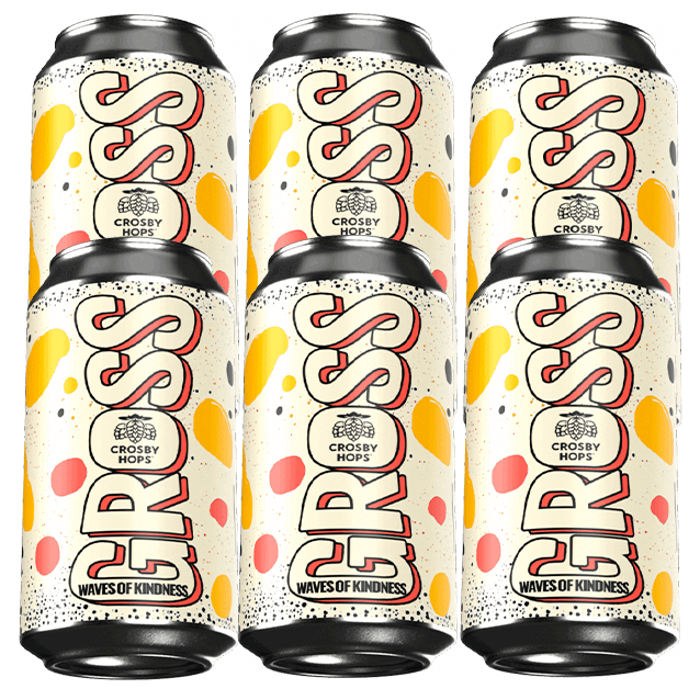 Gross x Crosby Hops - Waves Of Kindness - 6,6% New England IPA