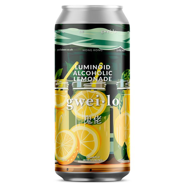 Gweilo - Luminoid Alcoholic Lemonade - 3,4% Shandy