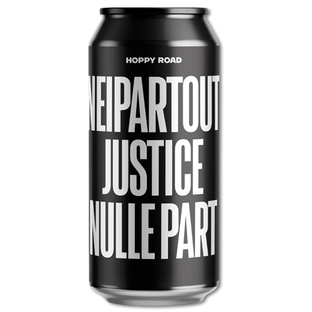 Hoppy Road x La Fabrique des GrÔ - Neipartout Justice Nulle Part - 6,7% New England IPA