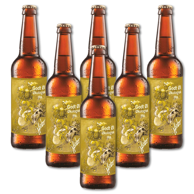 Hornbeer - Godt Øl: Økologisk IPA - 5% West Coast IPA