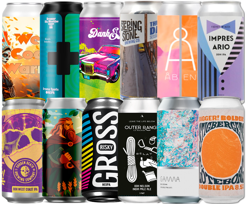 IPA Mix "Plus" Smagekasse (12 stk.) (Gns. 41,5 Kr. Pr. Øl)